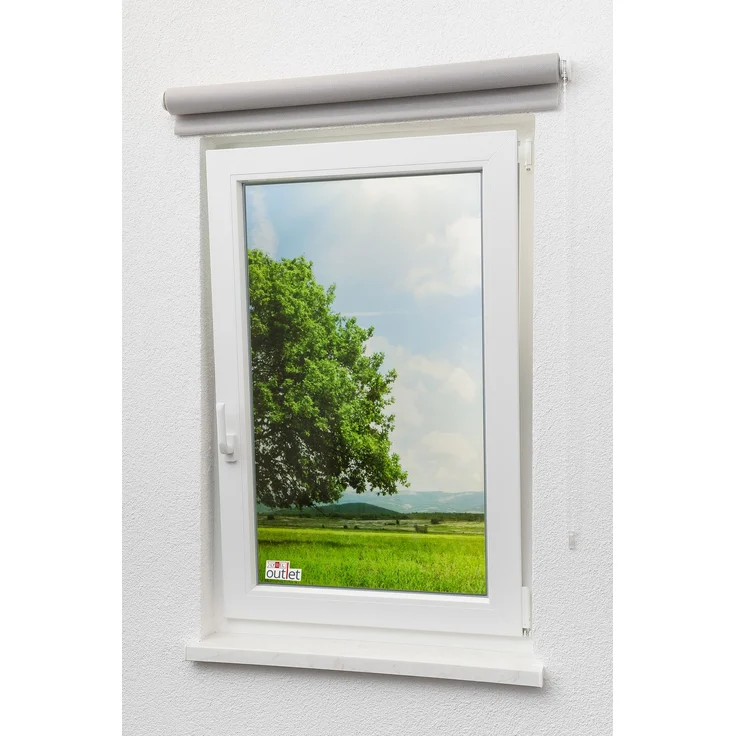 Lysel - Qualitätsrollo Screen silber, (B x H) 83x190 cm in grau/silber – Bild 5