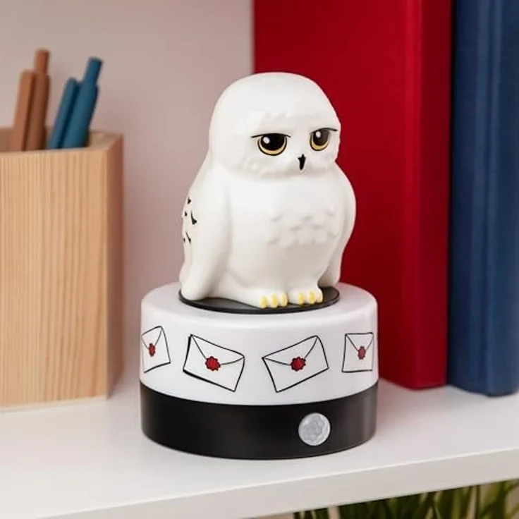 Paladone Hedwig Bewegungsmelder, Raumwächter und Nachtlicht, offiziell lizenzierte Harry Potter LED-Lampe und Sicherheitsalarm für Kinderzimmer, Teenager und Zuhause, Geschenk für Potterheads – Bild 7