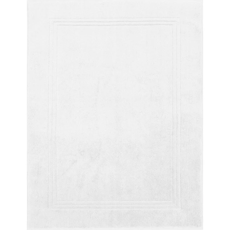 Betz Duschmatte Badvorleger Luxus XXL Badematte Badteppich Gold Qualität: 950g/m², beidseitig nutzbar, Baumwolle, rechteckig, Farbe weiß – Bild 1