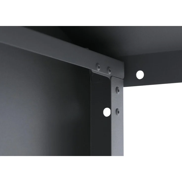 Brennholzlager HWC-P77, Kamin-/Feuerholzregal Holzlager Holzunterstand Outdoor Metall 160x98x50cm ~ grau – Bild 8