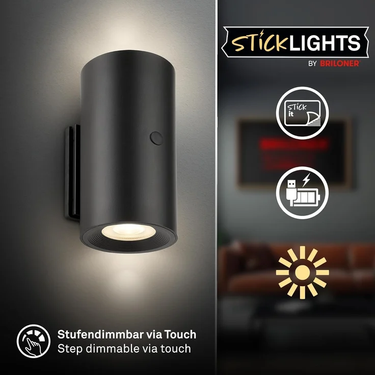 Briloner Leuchten LED Wandleuchte MISY 3942015 – Bild 2