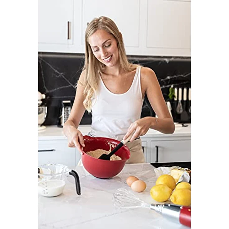 KitchenAid Löffel-Pfannenwender, Küchenutensil aus Silikon, Hitzeresistent – Almond Creme – Bild 6