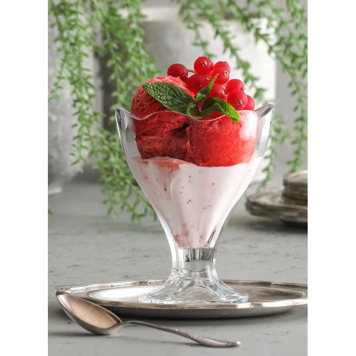 Hermia Concept 'LV-LIL425A' Eisbecher-Set aus Glas (3-teilig), Transparent, 10 x 10 x 12,7 cm, 250 ml – Bild 3