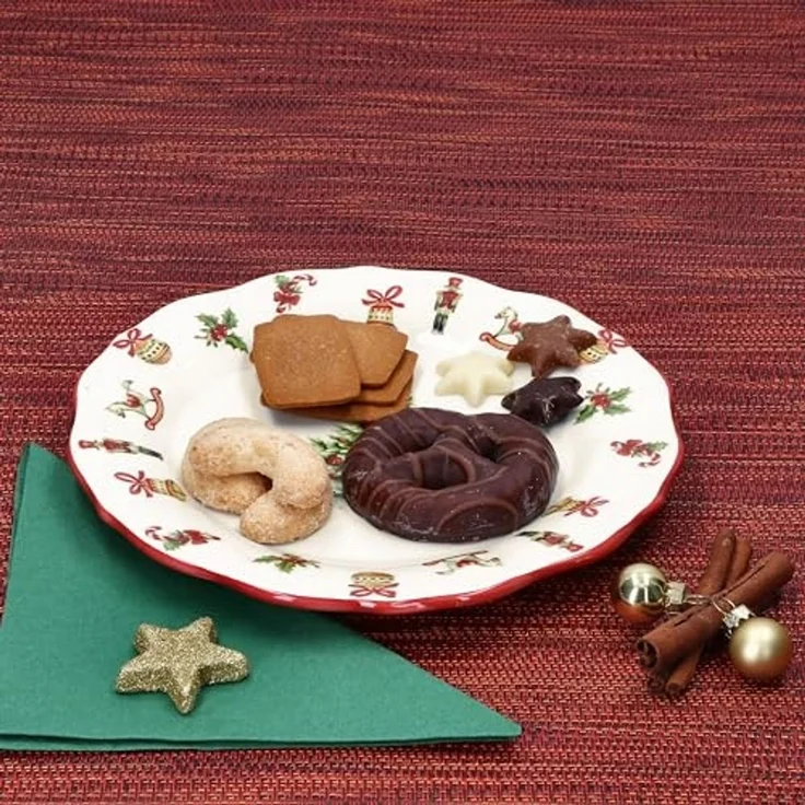 MamboCat Frühstücksteller Maestro Natale Kuchenteller Dessert-Teller Frühstück Weihnachten – Bild 2