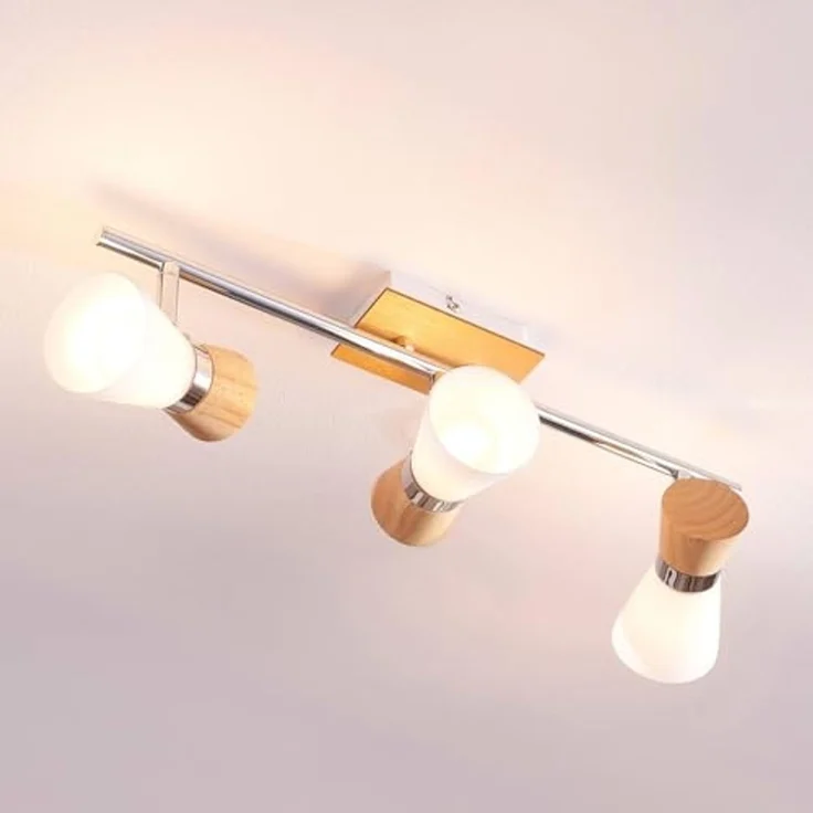 Lindby Deckenstrahler Vivica, Glas IP20, 3 x 40 W – Bild 4