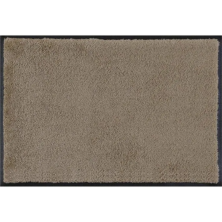 wash+dry by Kleen-Tex Fußmatte wash+dry Schmutzfangmatte Original Taupe - 50 x 75 cm, Höhe: 0 mm