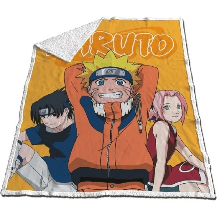 Naruto Wohndecke – Weiches & leichtes Decke für Bett & Sofa (120x150 cm) – Bild 1