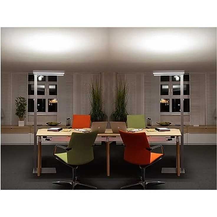 Unilux Stehleuchte Lixus LED metallgrau mit 3 LED-Modulen – Bild 7