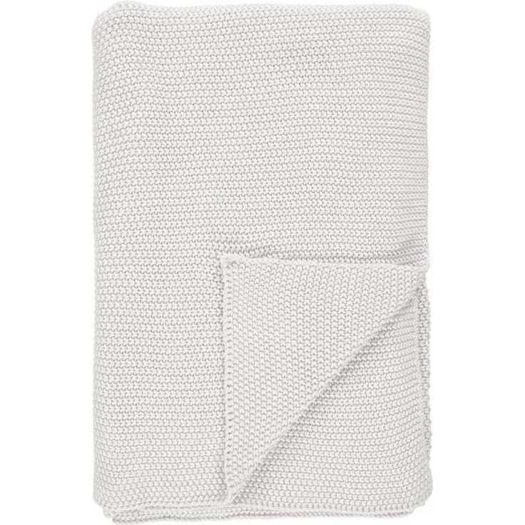 Marc O Polo Strick Plaid Nordic Knit off white | Plaid 130x170 cm
