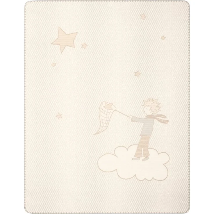 Babydecke Babydecke Little Prince, Biederlack, Babydecke Little Prince, er kleine Prinz auf einer Wolke – Bild 2