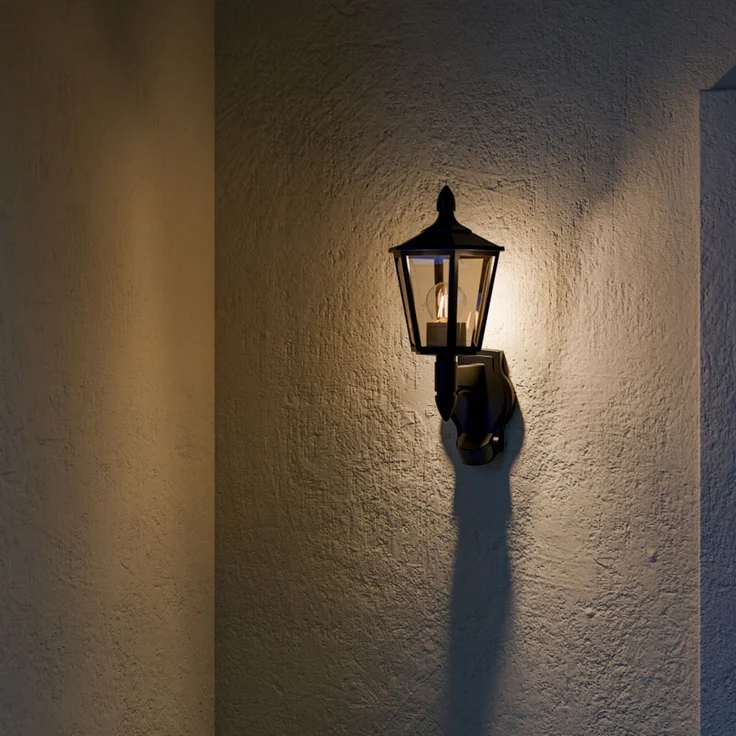 Steinel Außenleuchte L 16 S schwarz,180°-Bewegungsmelder, max. 10 m Reichweite, E27 max. 60 W – Bild 3