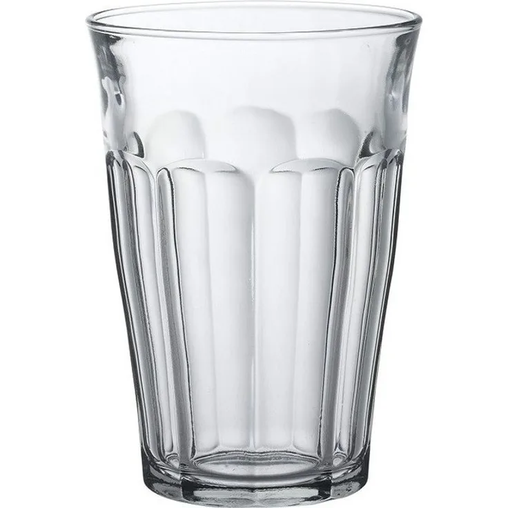 Duralex Glas Bistroglas Picardie 36 cl 6er Set, bruchsicheres Glas