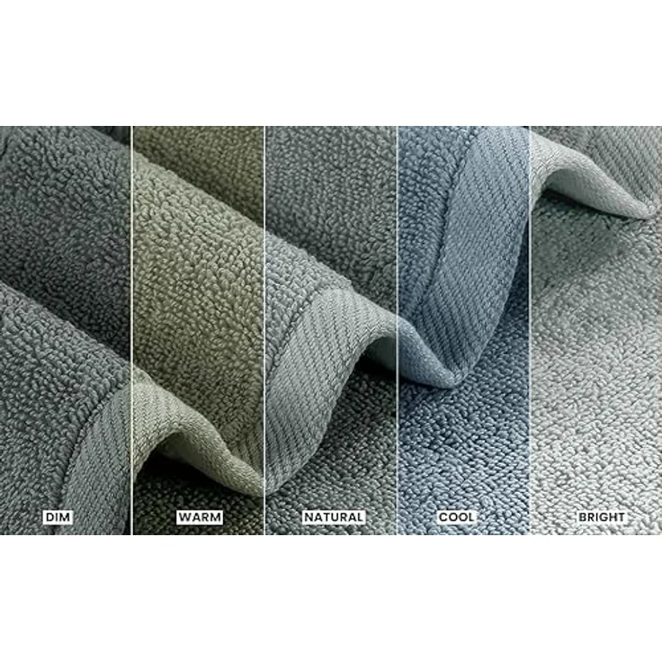 Utopia Towels 4er-Pack Badetücher Set, 100% ringgesponnene Baumwolle, sehr saugfähig, weiches Gefühl, 69 x 137 cm, Kühles Grau – Bild 4