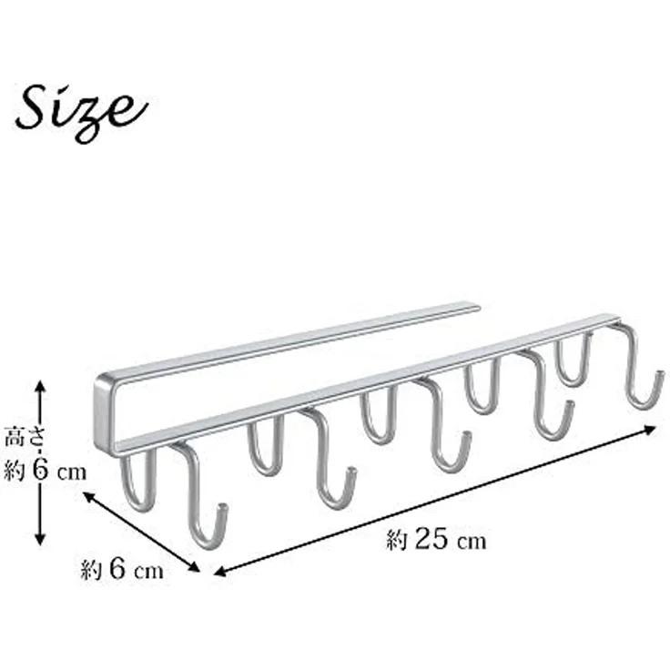 METALTEX 364930000 My-Hooks Multihalterung 6 x 25 x 6 cm Polytherm / Raumsparer – Bild 4