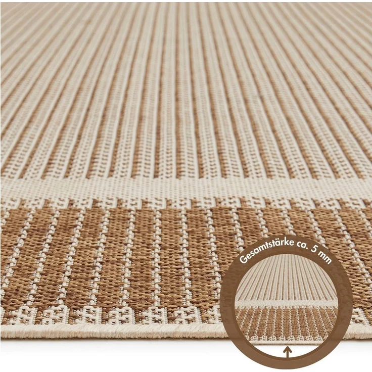 Andiamo Outdoorteppich Arizona beige, 67 x 140 cm – Bild 4
