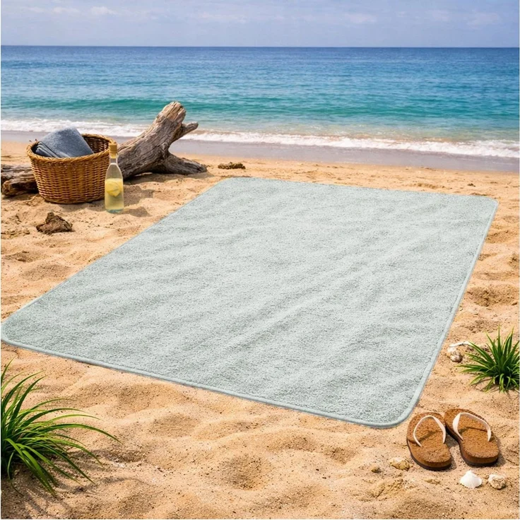 Wohndecke Frotteedecke, KiGATEX, 100% Baumwollfrottee, 150 x 200 cm – Bild 3