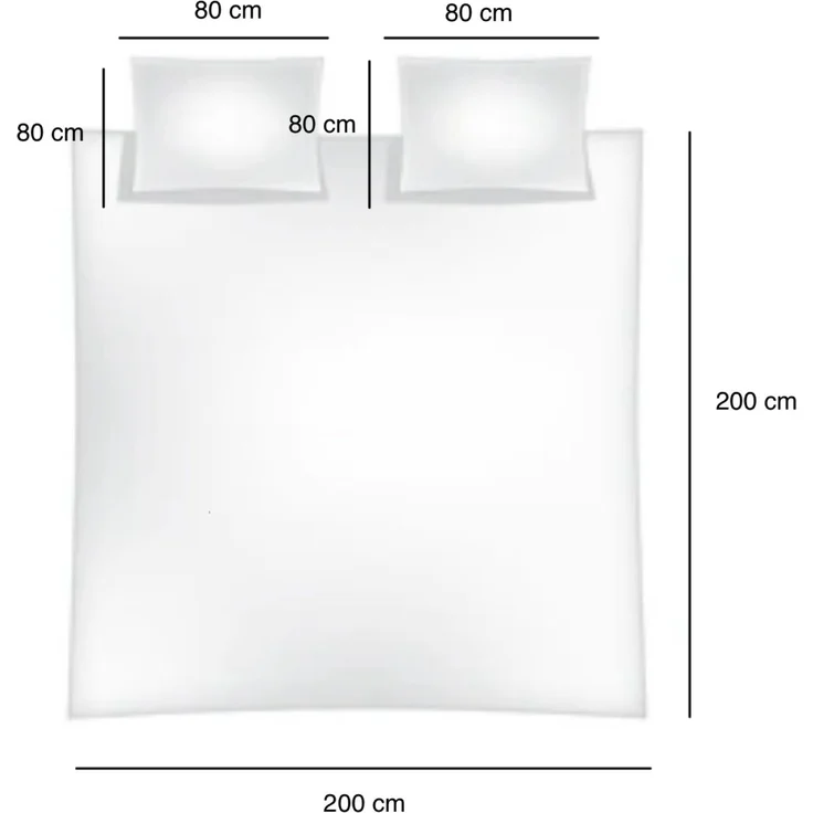Moderne Plüschbettwäsche mit Reißverschluss - einfarbig, wendbar & warmhaltend Grün 200x200cm + 2x 80x80cm Kissenbezug – Bild 6