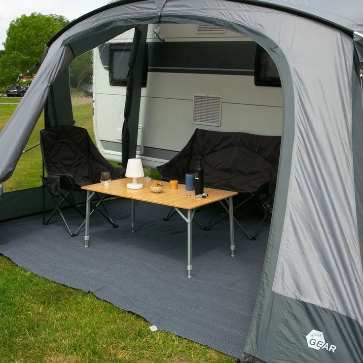 yourGEAR Campingtisch your GEAR Portofino XL - Bambus Campingtisch Bambustisch 6 Personen – Bild 2