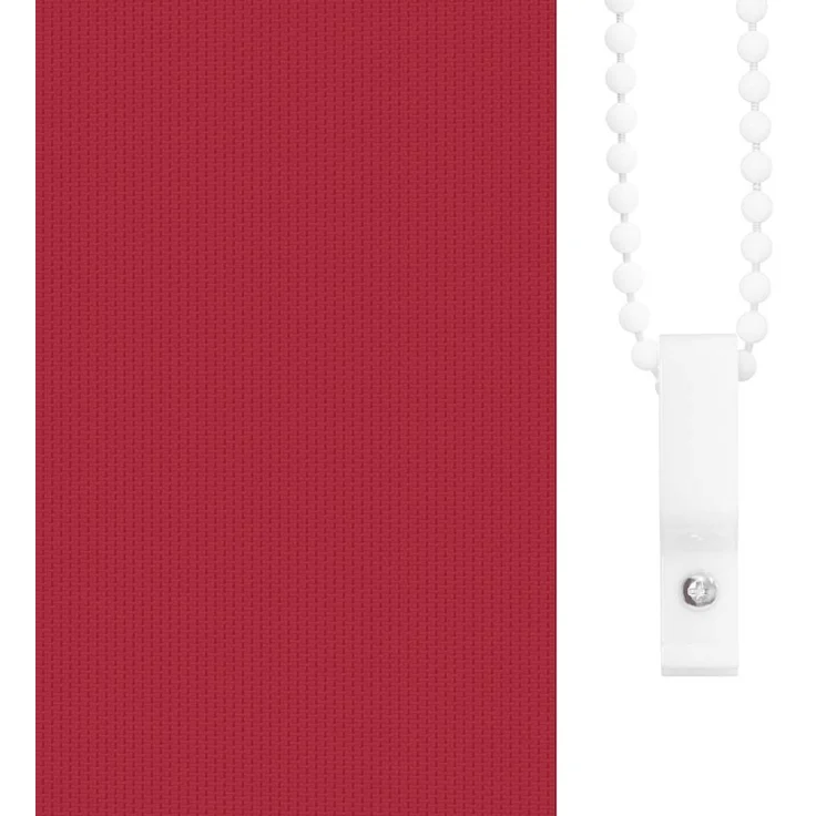 vidaXL Verdunkelungsrollo Rot 125x150cm Stoffbreite 121,6cm Polyester 4011783 – Bild 9