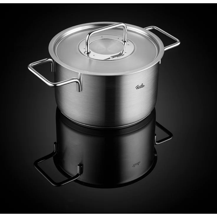 Topf-Set Fissler PURE COLLECTION silber Kochtopf Suppentopf Töpfe Universaltopf Topf – Bild 2