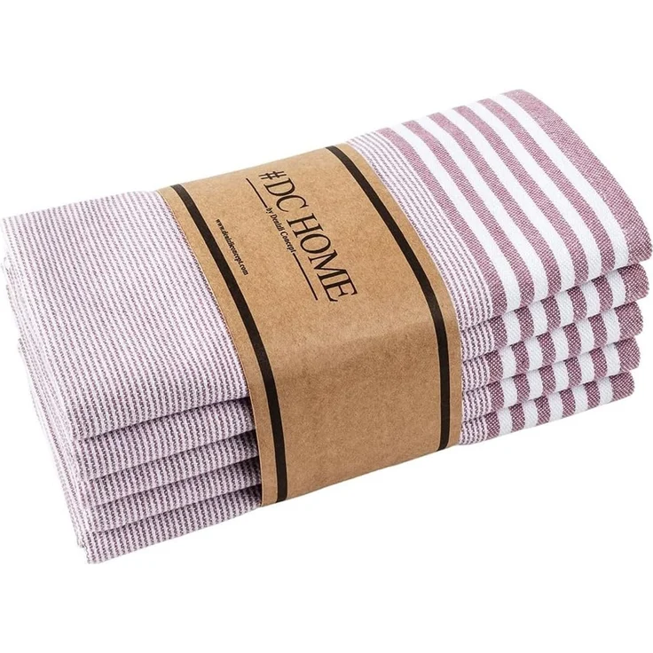 Hermia Concept 'Sevilla - Dusty Rose' Handtuch-Set (5-teilig), Altrosa, 50 x 70 cm – Bild 4