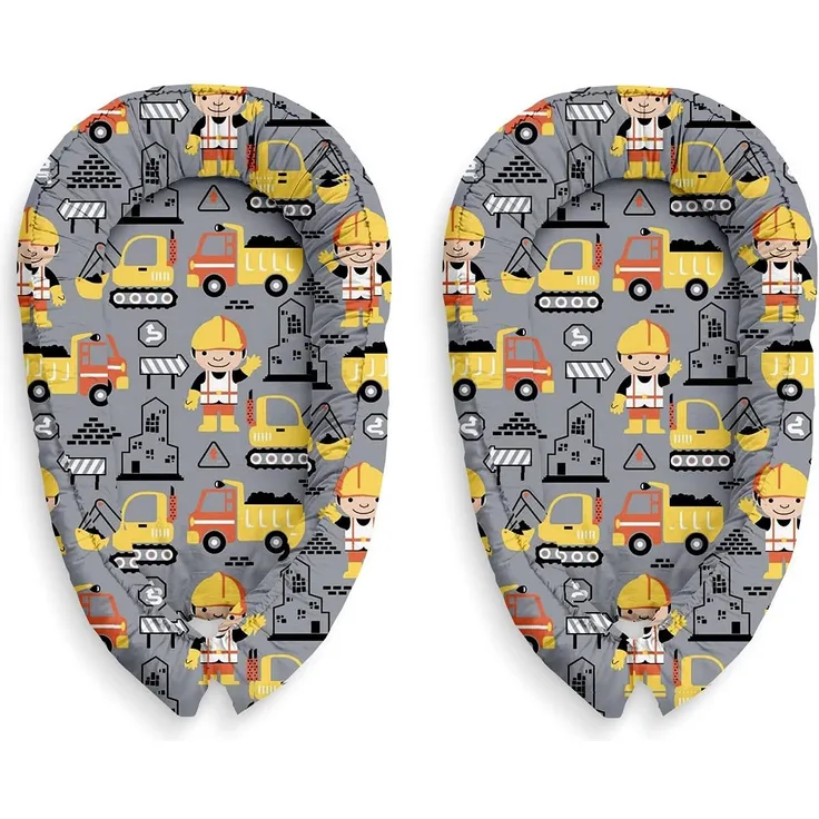 Multifunktionale Kuschelnest Babynest Kokon für Babys und Säuglinge, Nestchen, Reisebett, 100% Baumwolle, antiallergisch