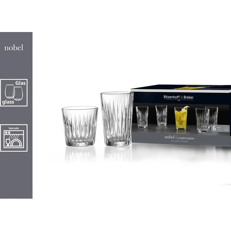 Ritzenhoff & Breker Nobel Whiskyglas 300 ml 6er Set – Bild 2