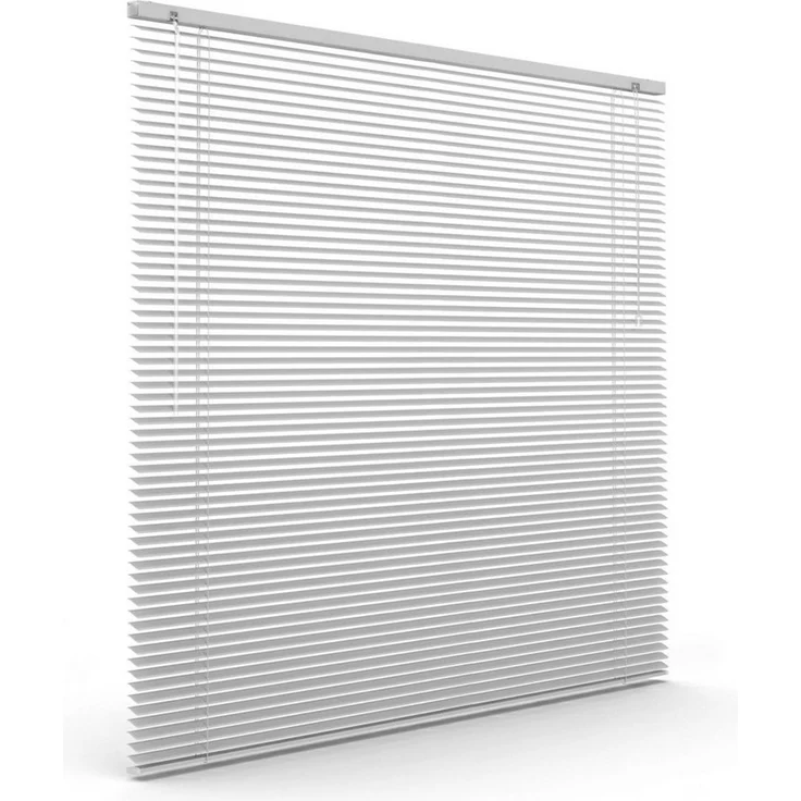 Victoria M. Jalousie LightLess Prime Aluminium-Jalousie 50x130 cm Silber matt, mit Bohren, ohne Bohren, geklemmt oder verschaubt, L Profil 25 mm Lamellen, feuchtigkeitsbeständig, verdunkelnd – Bild 2