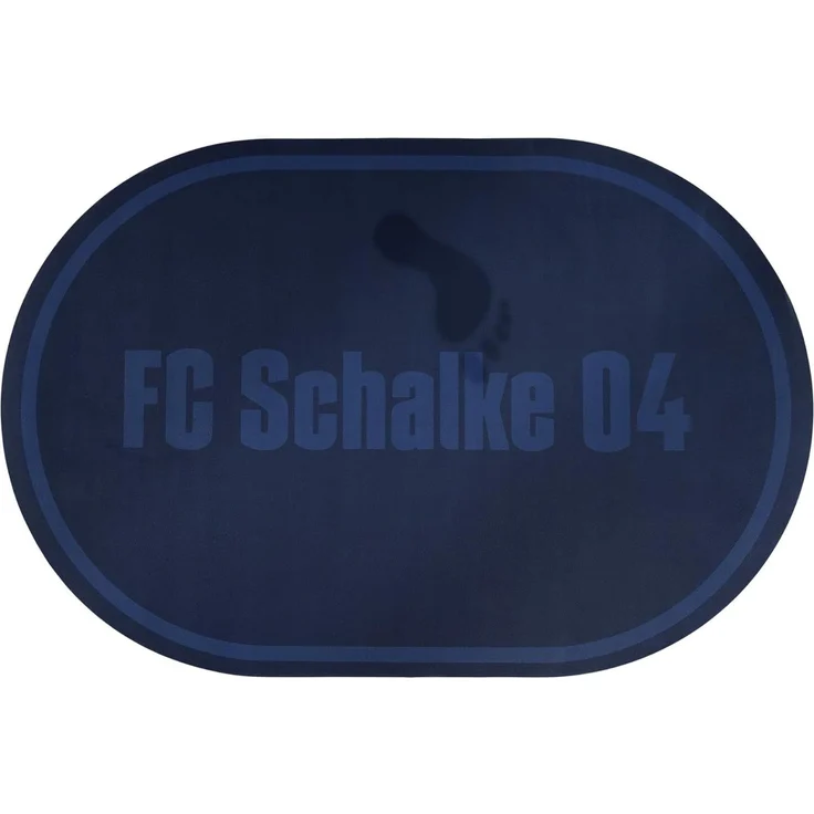 FC Schalke 04 Badematte Badematte Magic 60x90 cm, Kunstfaser, rund – Bild 2