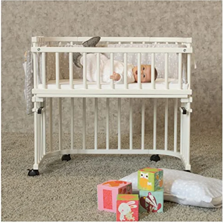 Babybay Verschlussgitter für Stubenwagennutzung für Boxspring XXL, weiß lackiert – Bild 3