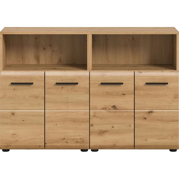 Badkombination (B/H/T: 120x80x30 cm) in Artisan Oak Nachbildung und Artisan Oak Nachbildung – Bild 2