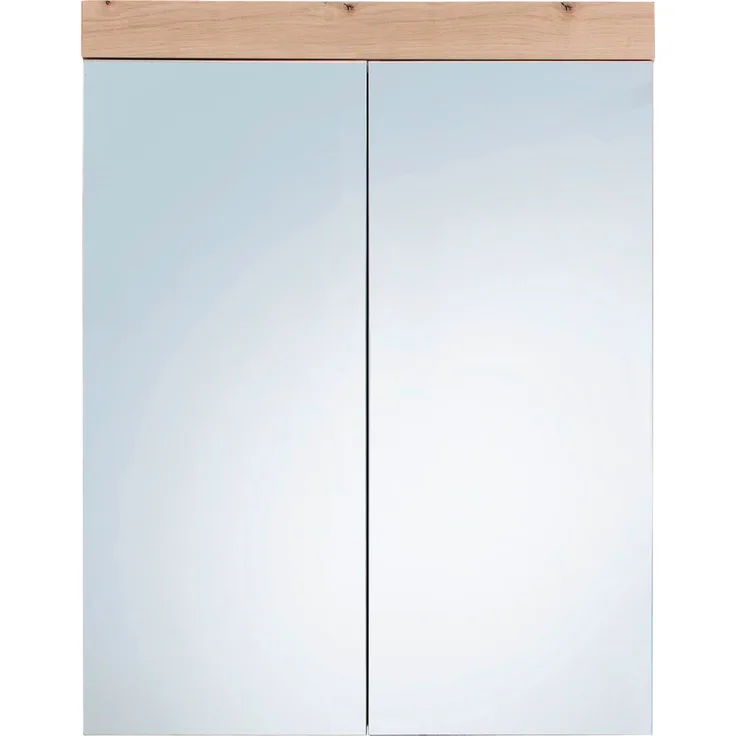 Trendteam 'Amanda' Spiegelschrank, Holz, 77 x 17 x 60 cm, Asteiche