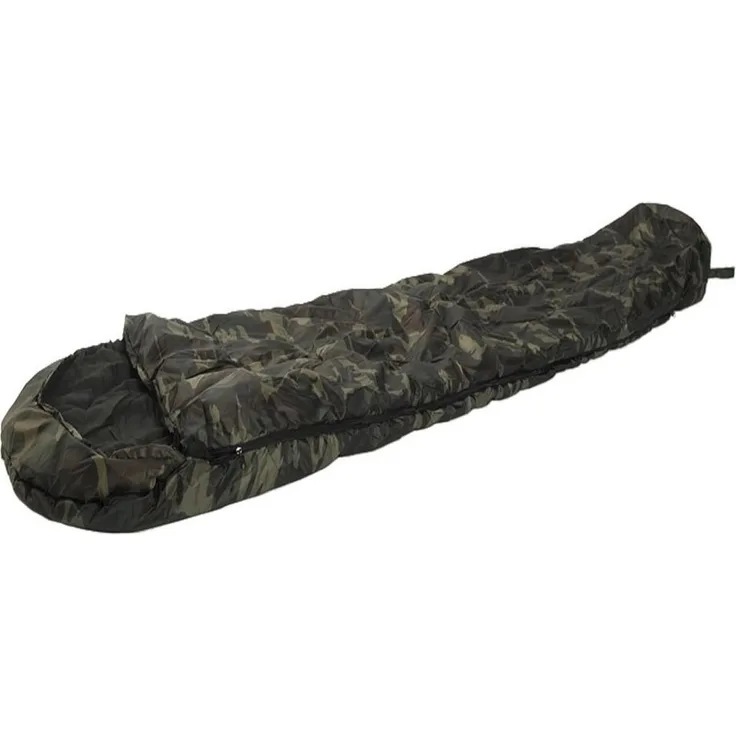 Mil-Tec Schlafsack Militär Mumienschlafsack 500gr mit Packsack, Wasserabweisend