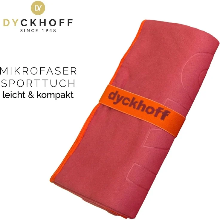 Dyckhoff Sporthandtuch Mikrofaser Sporttuch, Microfaser (1-St), auch als 2er Set erhätlich – Bild 5