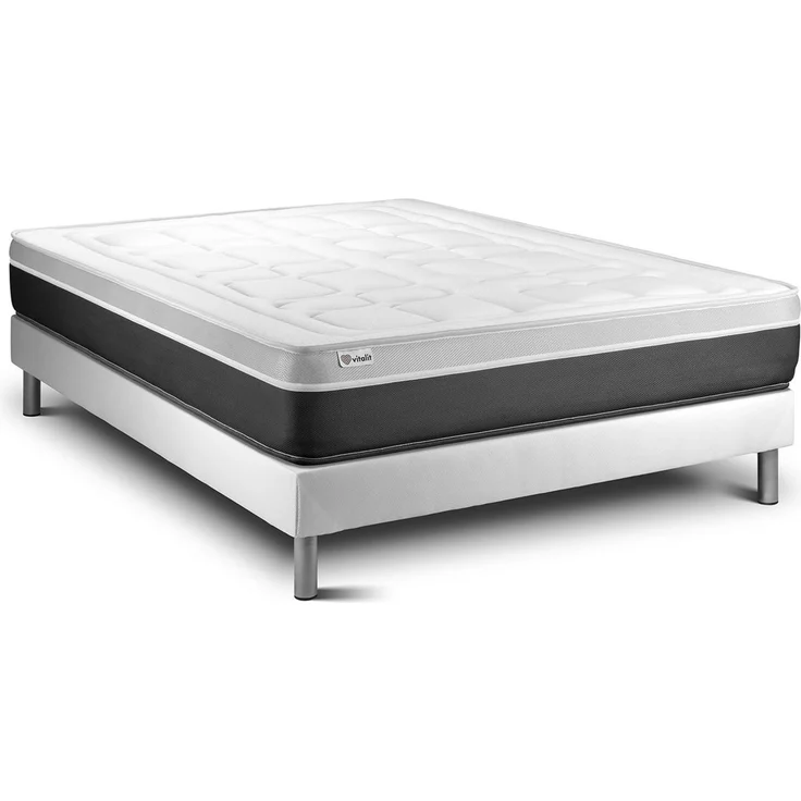 Matratzenset VITAL SOFT 200 x 200 cm Bettrahmen Kit weiß – Bild 2