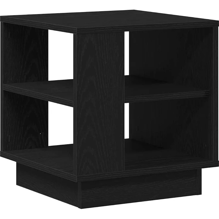 vidaXL Couchtisch Schwarz Eichen-Optik 40 x 40 x 43 cm Holzwerkstoff 862715 – Bild 4