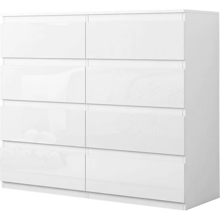 HTI-Living Kommode Kommode Kenji 8 Schubladen Hochglanz (Stück, 1 St, 1 Kommode), Sideboard