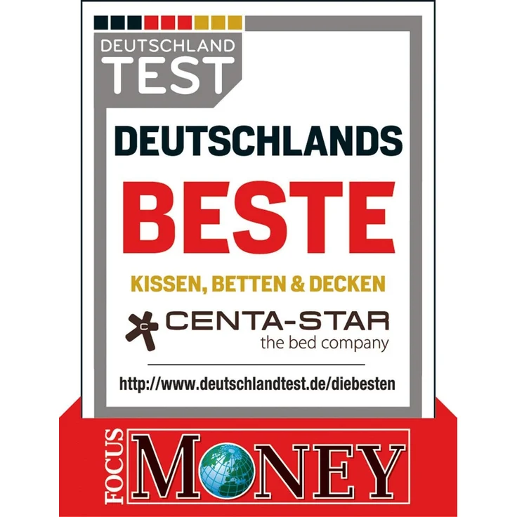 Centa Star Faserdecke Allergo Protect medium, Füllung: 100% Faser|155x220 cm – Bild 9