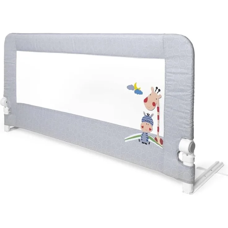 Interbaby BR004 1. 50 Bettbar für Babys und Kinder. Modell: Giraffe, grau, 3 kg