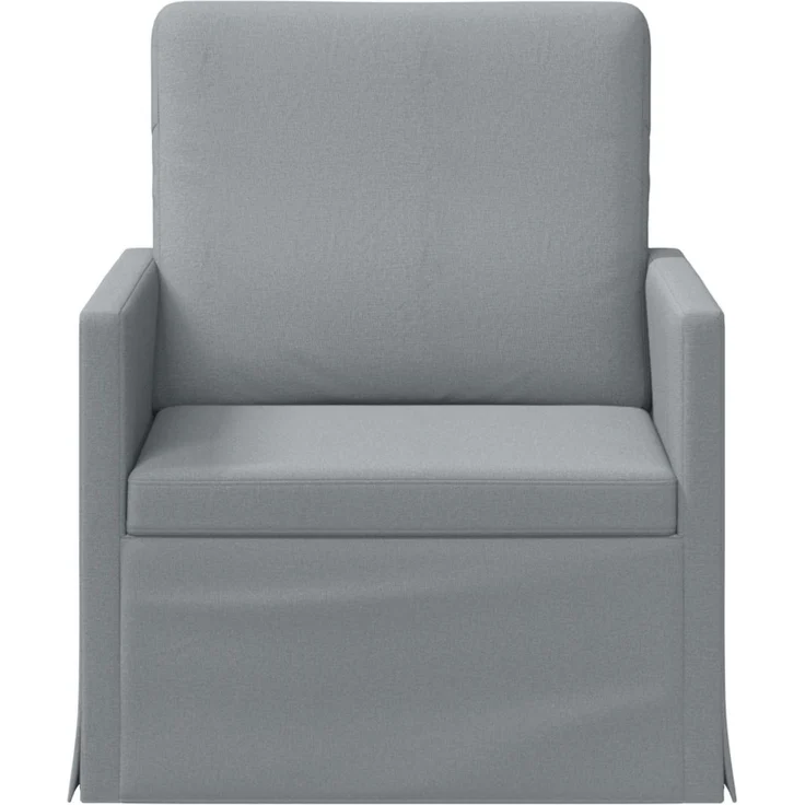 vidaXL Einzelsofa Hellgrau 70 x 81 x 82 cm Stoff 42041007 – Bild 2