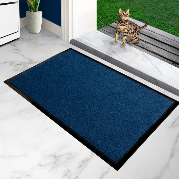 Furni24 Fußmatte - Blau, 60 x 90 cm – Bild 2