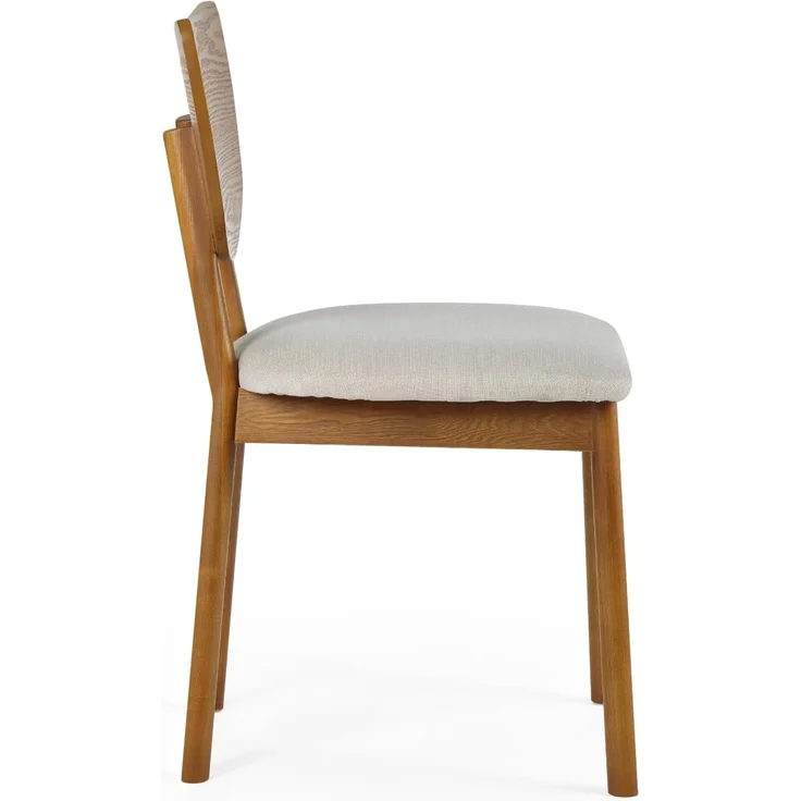 Julian Bowen 2er-Set Lowry-Esszimmerstühle, Kirschesche, 81 x 54 x 49 cm – Bild 5