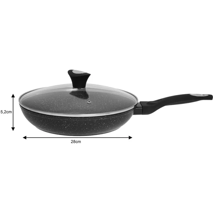 Klausberg Klausberg Granit-Bratpfanne 28 cm Marmo Gold KB7041 – Bild 3