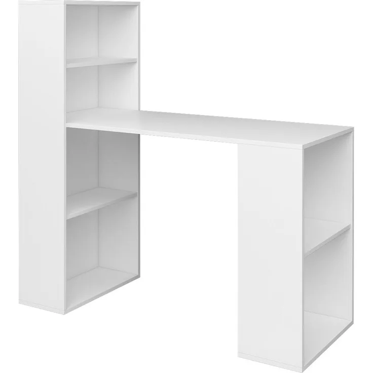 Regal-Schreibtisch Wels Computertisch 120x52x121cm weiß