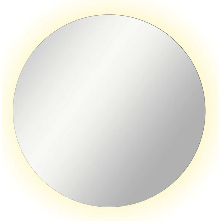 XORA 'PISA' Spiegel Rund, Spiegelglas klar, 80 x 80 x 5 cm, mit LED-Beleuchtung – Bild 2