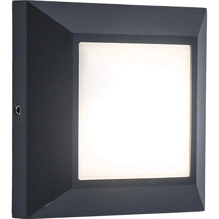 Lutec Helena LED Außenwandleuchte anthrazit IP54 200lm 4000K 4x11x11,5cm