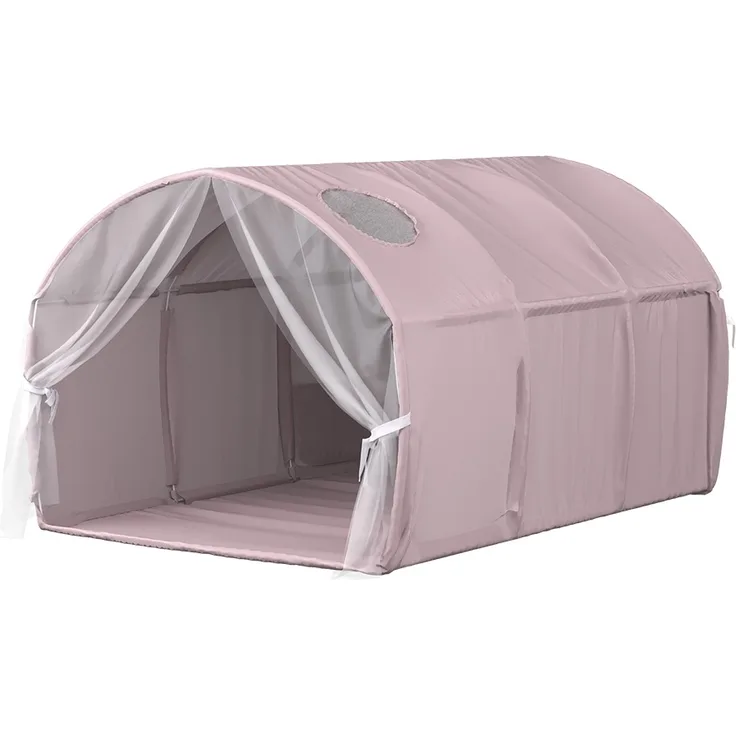 Tunnelzelt Kubby Rosa 100 x 80 cm mit Fenster und Netz Vitalispa