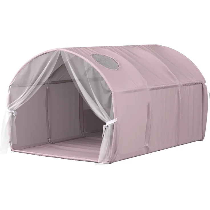 Tunnelzelt Kubby Rosa 100 x 80 cm mit Fenster und Netz Vitalispa – Bild 1