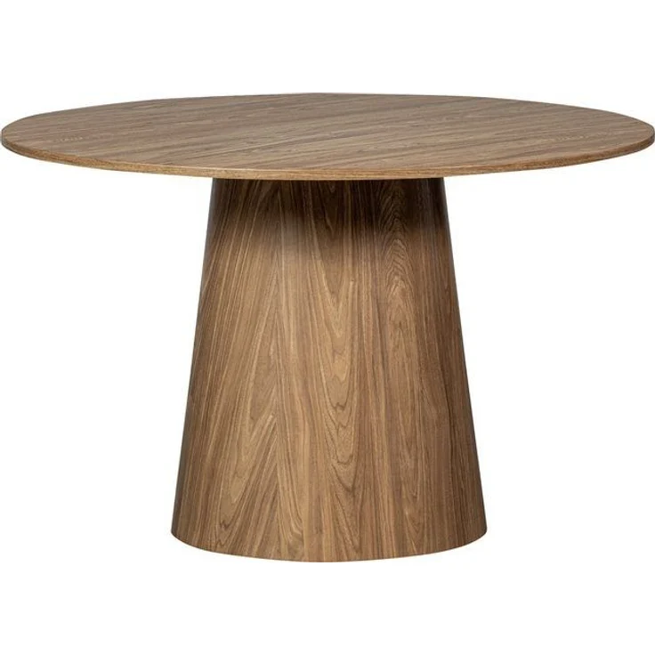 WOOOD Esstisch Maan, runde Form, sichtbarer Holzmaserung, H 75 cm x Ø 120 cm – Bild 2