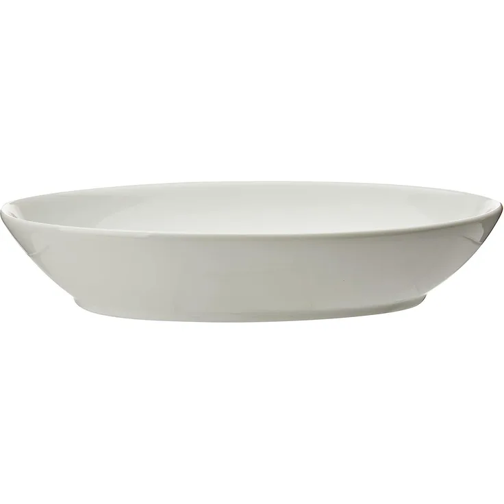 Maxwell & Williams ROUND Schale oval, 25 x 17 cm, Porzellan / White Basics